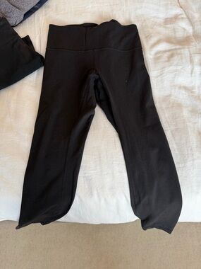 lululemon athletica ribbed Black High-Rise Leggings